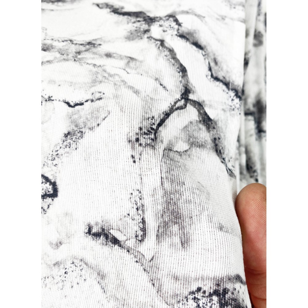 Bezug Bezug GRAN SCARF TAGESDECKE Bezug für Sofa STOFF MARMOR Weiß Marmor