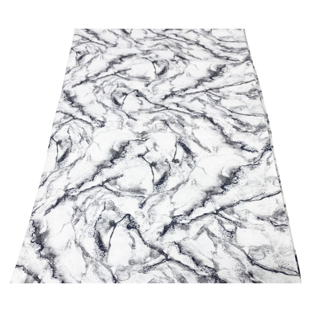 TELO ARREDO copritutto GRAN FOULARD COPRILETTO copridivano TESSUTO MARMO Marmorizzato Bianco