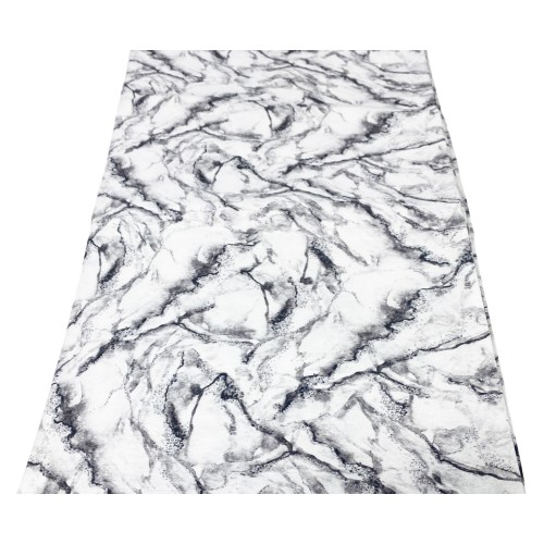 TELO ARREDO copritutto GRAN FOULARD COPRILETTO copridivano TESSUTO MARMO Marmorizzato Bianco