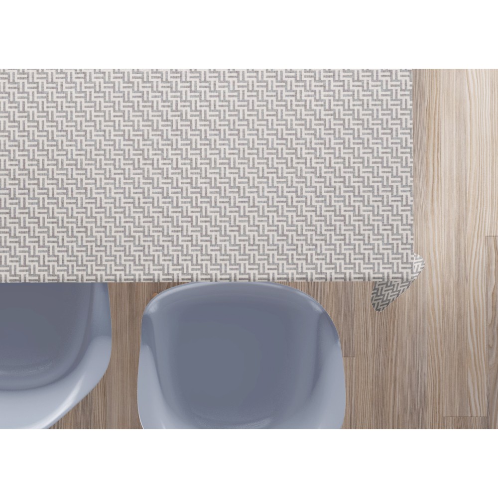 schmutzabweisende TORINO Fashion graue schmutzabweisende Tischdecke