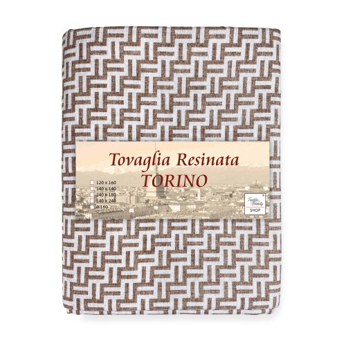 SCHMUTZABWEISENDE TISCHDECKE RESINATED TORINO Fashion beige