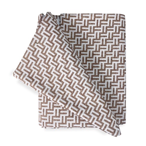 SCHMUTZABWEISENDE TISCHDECKE RESINATED TORINO Fashion beige