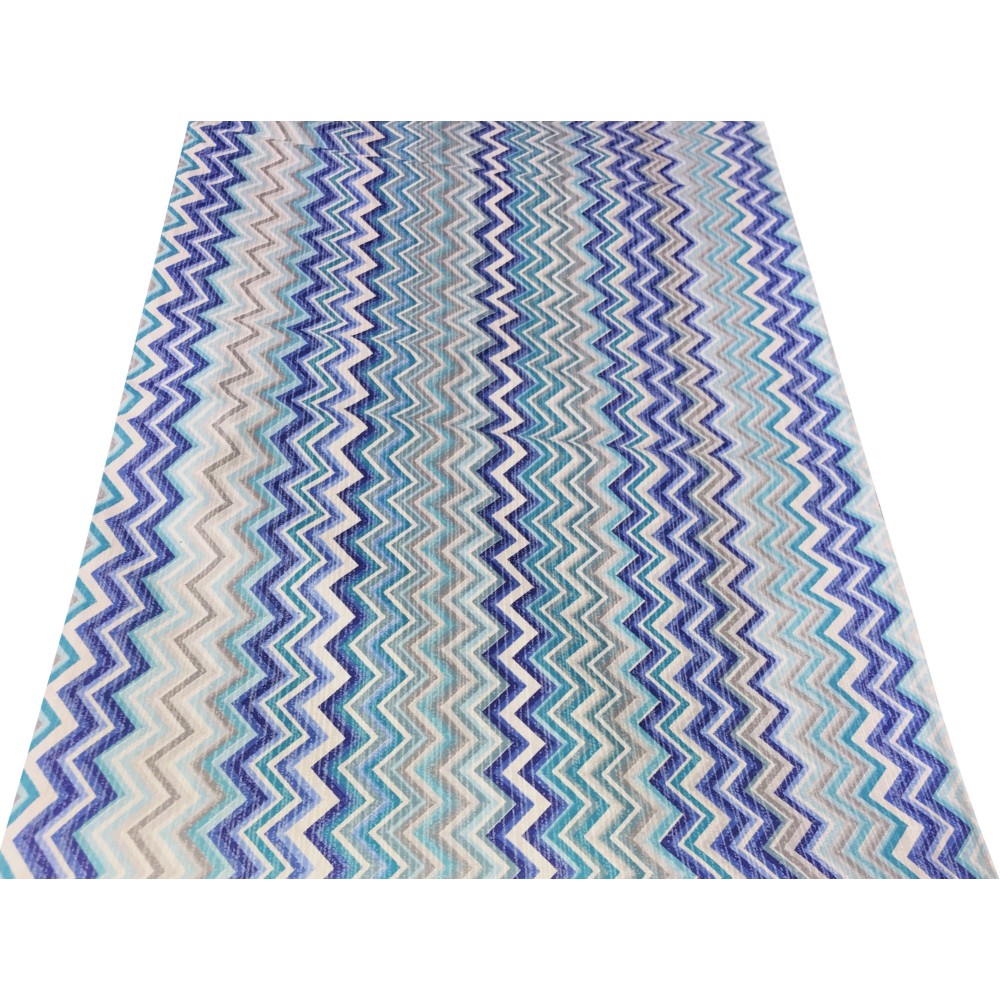 HANDTUCH MÖBELBEZUG GRAN SCARF TAGESDECKE SOFABEZUG STOFF MISSORI BLAU