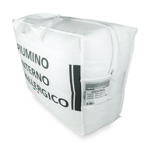 PIUMINO ANALLERGICO Quattro 4 Stagioni in Calda e Morbida Microfibra Made in Italy FEEL GOOD