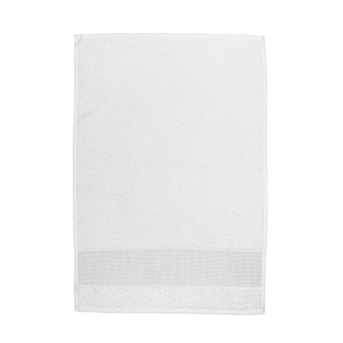 SET MIT 3 KINDERGARTENHANDTÜCHERN IN UNIFARBEN All White mit AIDA Canvas zum Besticken