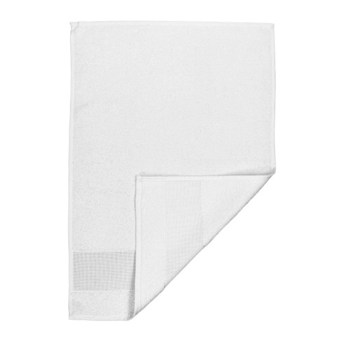 SET MIT 3 KINDERGARTENHANDTÜCHERN IN UNIFARBEN All White mit AIDA Canvas zum Besticken
