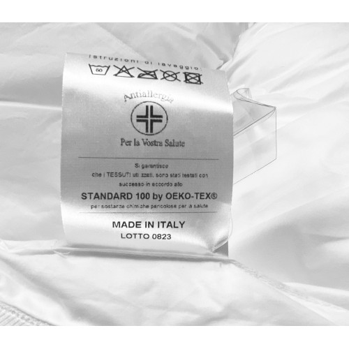 TOPPER per Materasso ANALLERGICO EFFETTO Piuma GOOD NIGHT in Microsfere Made in Italy