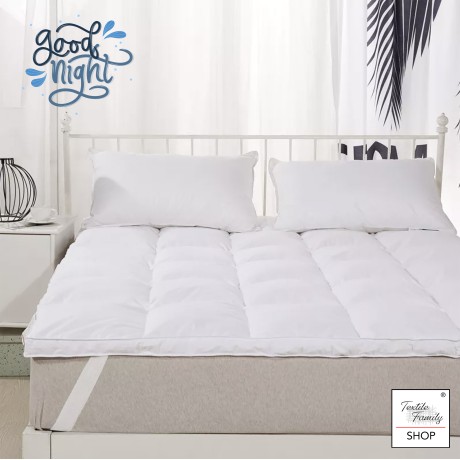 TOPPER pour matelas HYPOALLERGÉNIQUE EFFET PLUME BONNE NUIT dans Microsphères Made in Italy 2