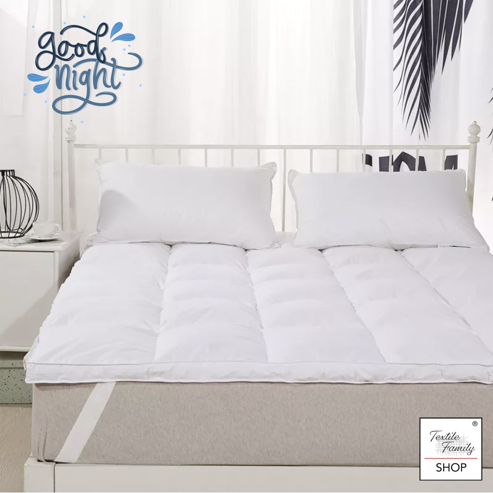 TOPPER per Materasso ANALLERGICO EFFETTO Piuma GOOD NIGHT in Microsfere Made in Italy