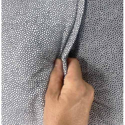 QUILT KOT © dis. BOY grey Black MADE IN ITALY pure COTTON
