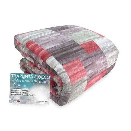 red checked printed quilt, single and double bed duvet