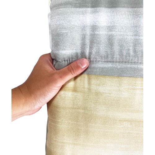 QUILT BOW © CHECK Beige Winter Duvet made in Italy