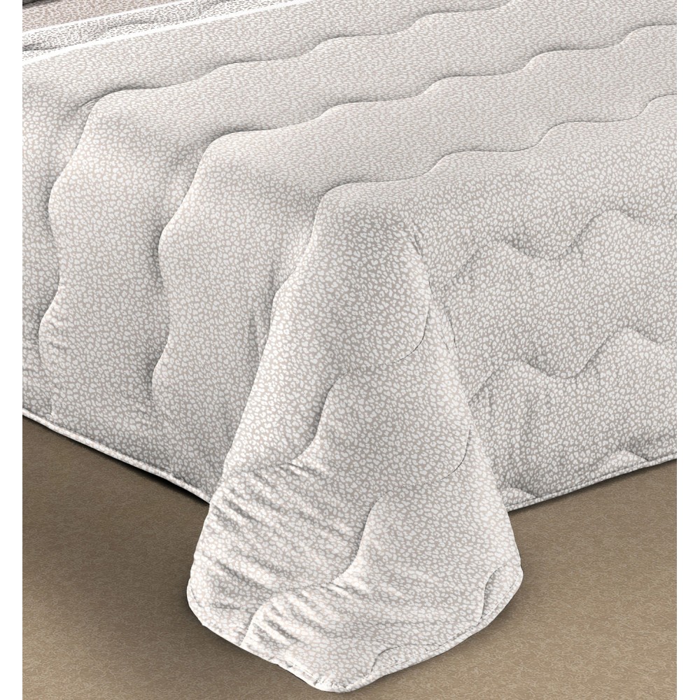 TRAPUNTA FIOCCO © Puntinato BEIGE Piumone invernale made in Italy