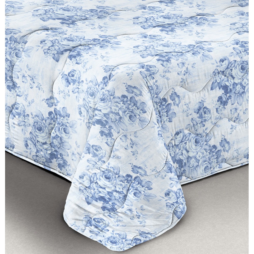 COUETTE © BAROQUE BOW Vesette d’hiver bleue fabriquée en Italie
