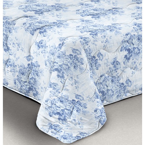 COUETTE © BAROQUE BOW Vesette d’hiver bleue fabriquée en Italie