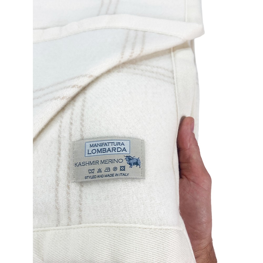 Coperta Estiva Adelaide Lana Merino e Kashmir – 3 Misure – Made in Italy