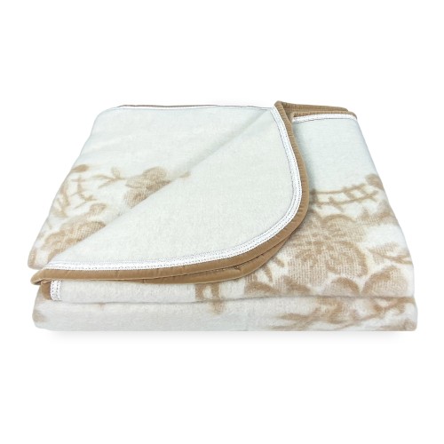 COPERTA Invernale IN PURA LANA MIMOSA-ANIROS Made in Italy