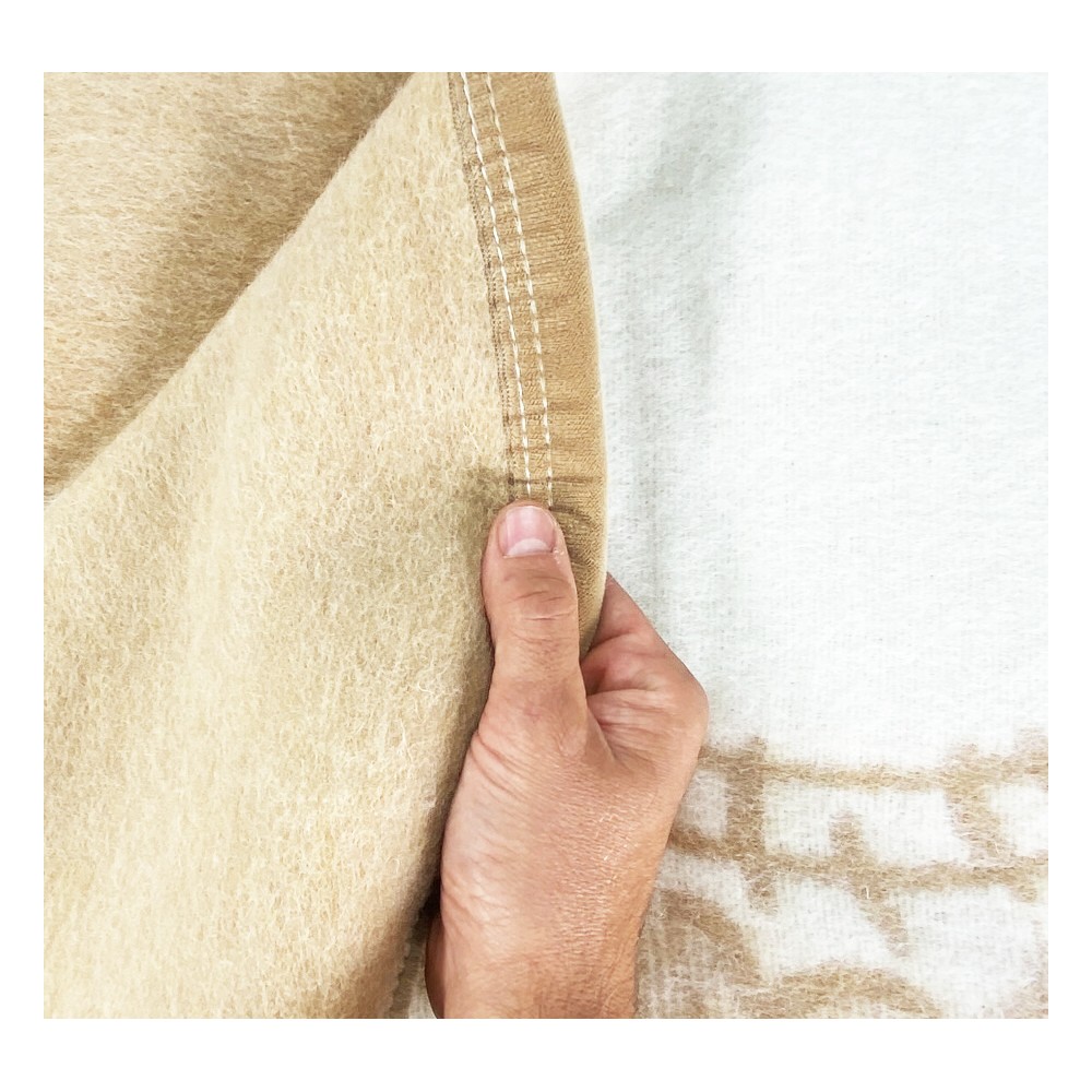 COUVERTURE D’hiver EN PURE LAINE MIMOSA-ANIROS Made in Italy