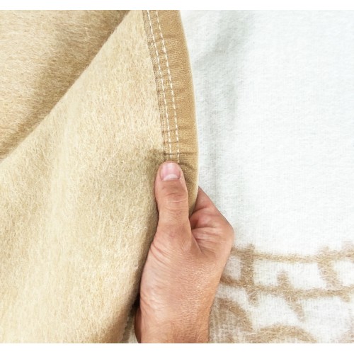 WINTERDECKE AUS REINER WOLLE MIMOSA-ANIROS Made in Italy