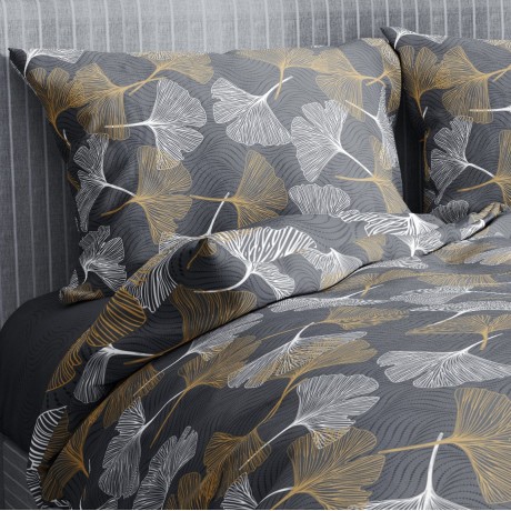 COPRIPIUMINO PETALI Oro in Puro cotone Made in Italy 2