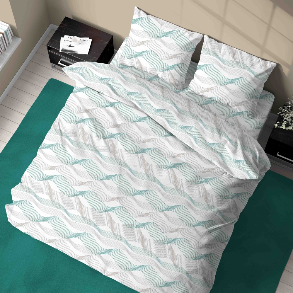 Soft flannel sheet on green