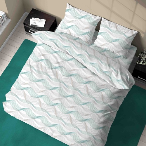 Soft flannel sheet on green