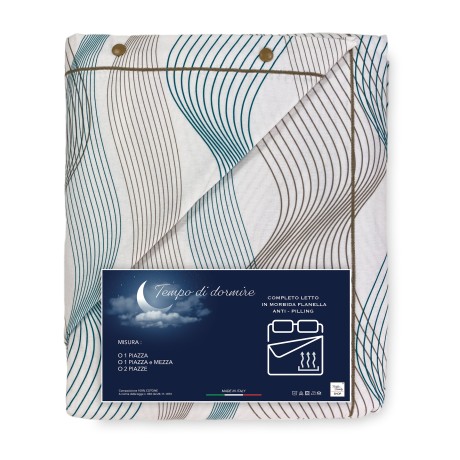Soft flannel sheet on green 2