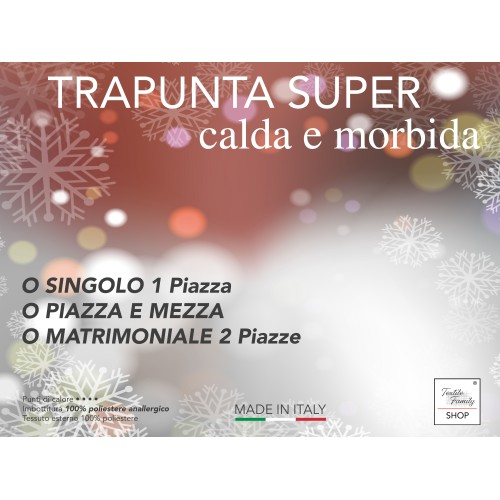 SUPER © MARILYN MONROE WINTER QUILT 320 grams Made in Italy
