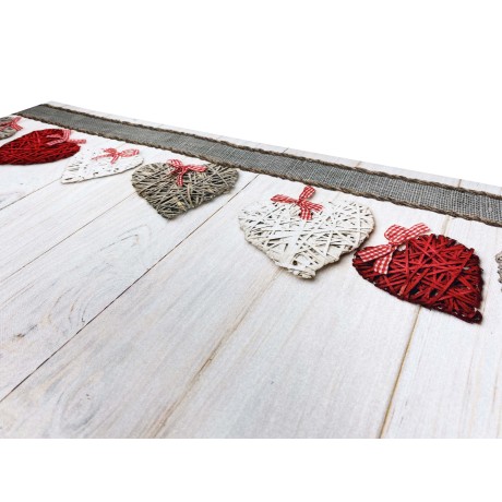Antidérapant tapis de cuisine en coton, indestructible, imprimé avec des feuilles vertes 2