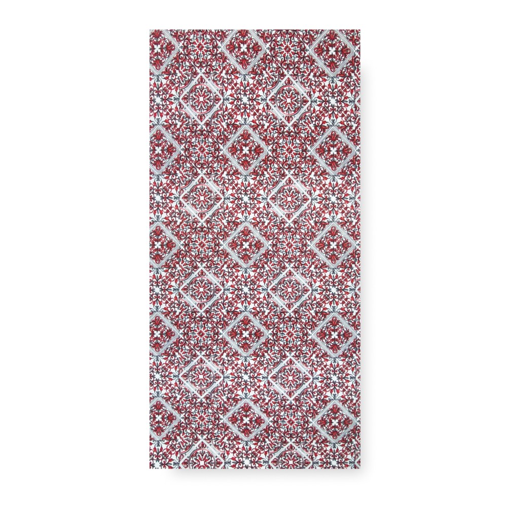 ALFOMBRA Kitchen Runner Corredera antideslizante MAIOLICA RED made in Italy