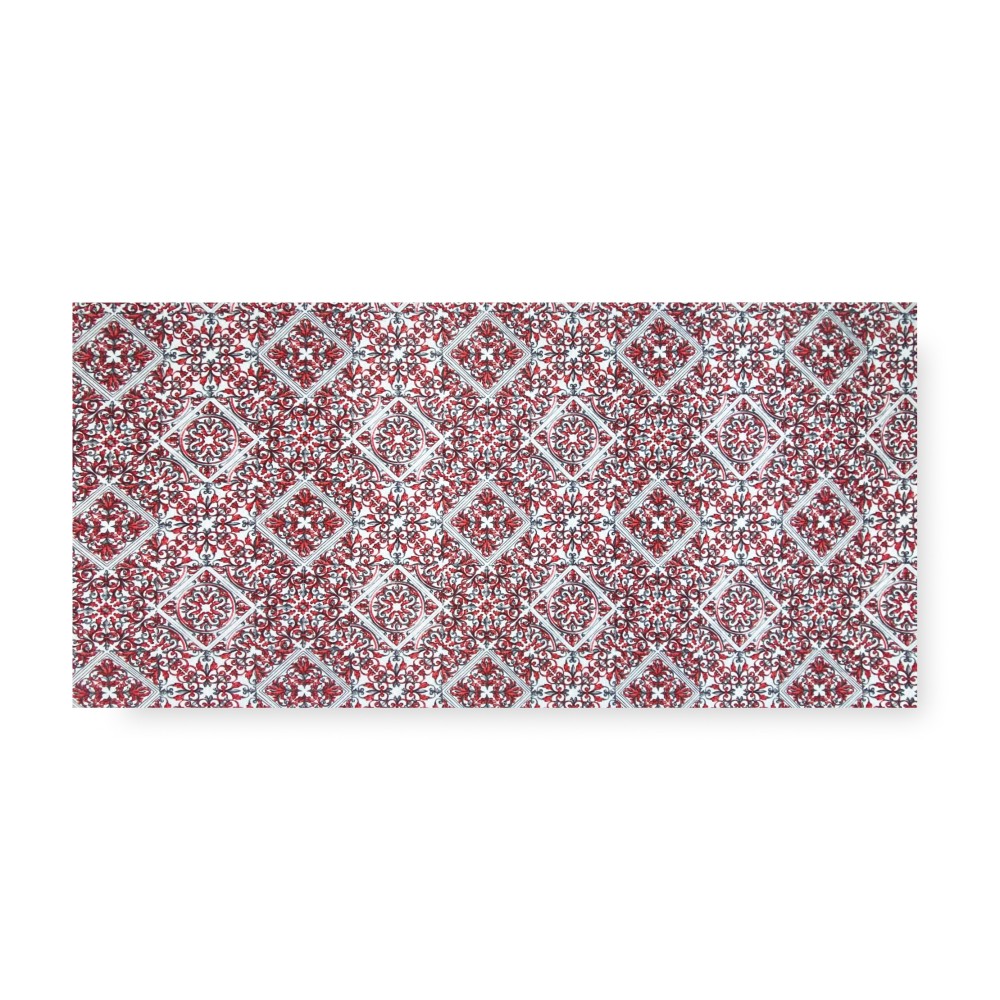 RUG Kitchen Runner Rutschfester Läufer MAIOLICA RED made in Italy