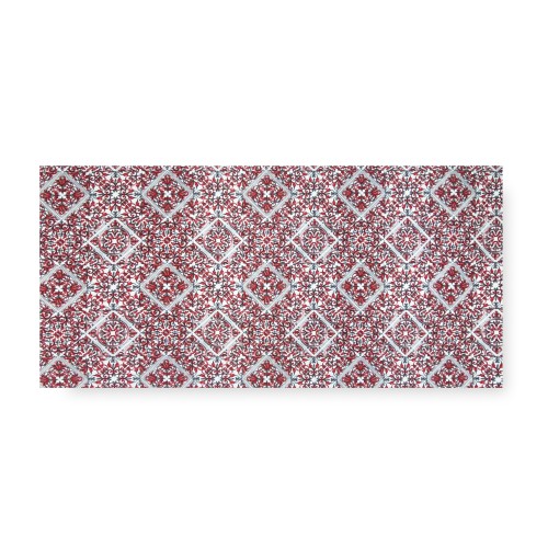 RUG Kitchen Runner Rutschfester Läufer MAIOLICA RED made in Italy