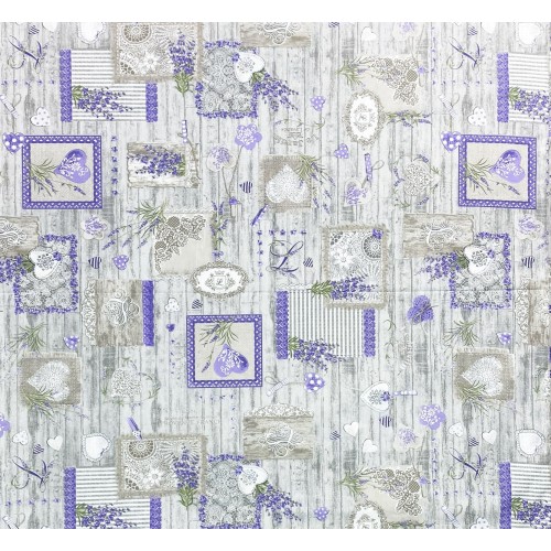 LAVENDER PROVENÇAL CHÉRIE duvet cover in pure cotton made in Italy