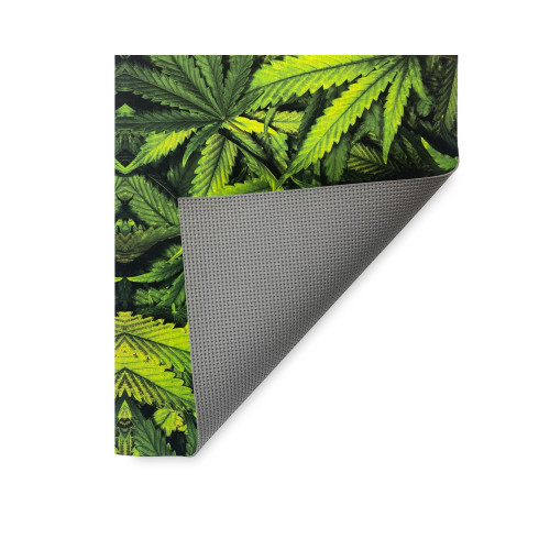 TAPIS CUISINE chemin de table Tapis antidérapant Green Leaves Marijuana Made in Italy