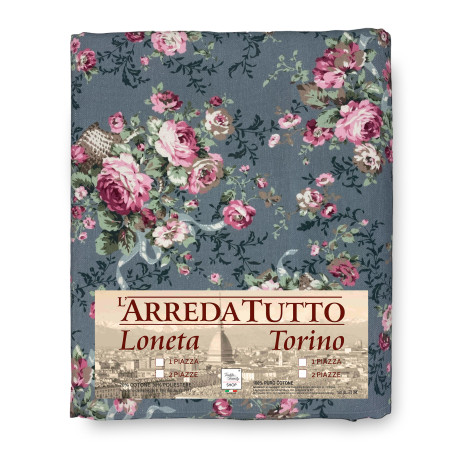 TELO ARREDO copritutto GRAN FOULARD COPRILETTO copridivano TESSUTO LONETA Sanderson Old British