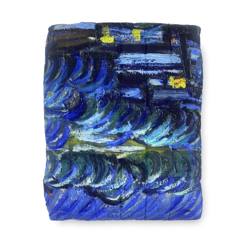 Gesteppte Tagesdecke Van Gogh Blau Double Paintings