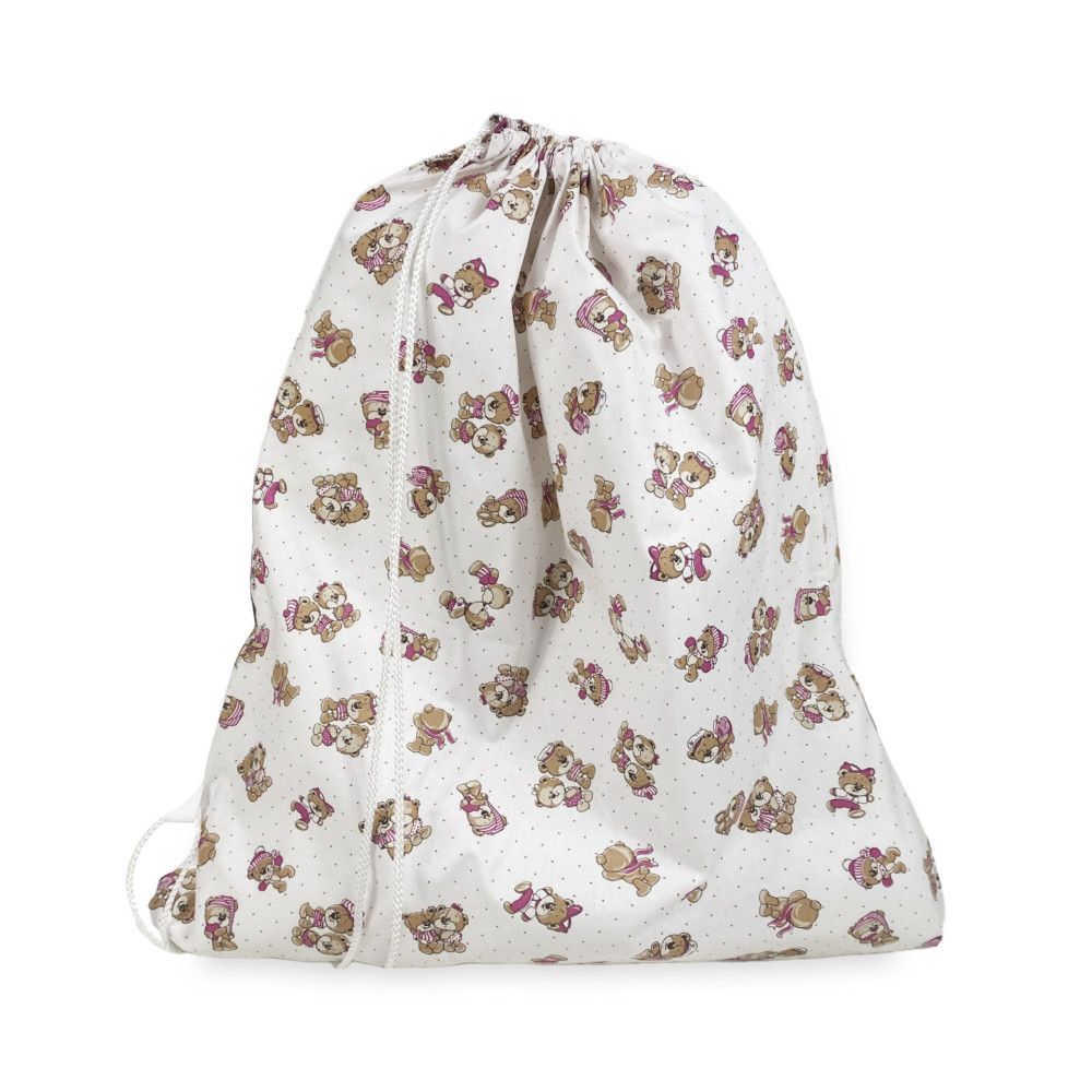 PIERINO KINDERGARTEN BAG Größe LARGE MAXI cm. 45x60 Süßer Bär Zeichnung
