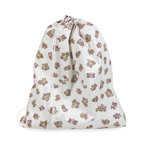 PIERINO KINDERGARTEN BAG Größe LARGE MAXI cm. 45x60 Süßer Bär Zeichnung