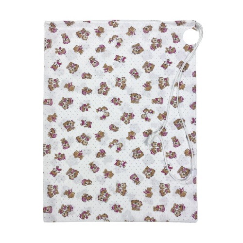 SAC DE MATERNELLE Pierino taille LARGE MAXI cm. 45x60 Sweet Bear Design