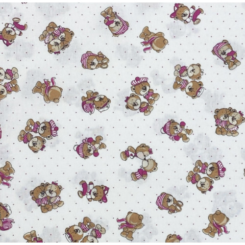 SACCO ASILO Pierino misura GRANDE MAXI cm. 45x60 Disegno Sweet Bear
