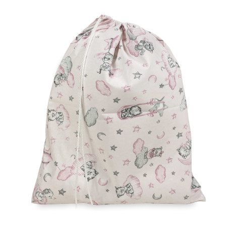 PIERINO KINDERGARTEN BAG Größe LARGE MAXI cm. 45x60 Kätzchen-Zeichnung 2