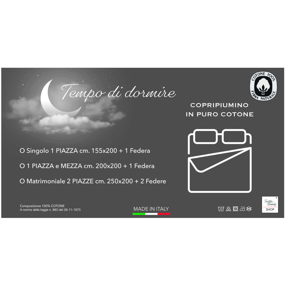 Funda nórdica Miros de puro algodón al estilo tirolés con corazones blancos