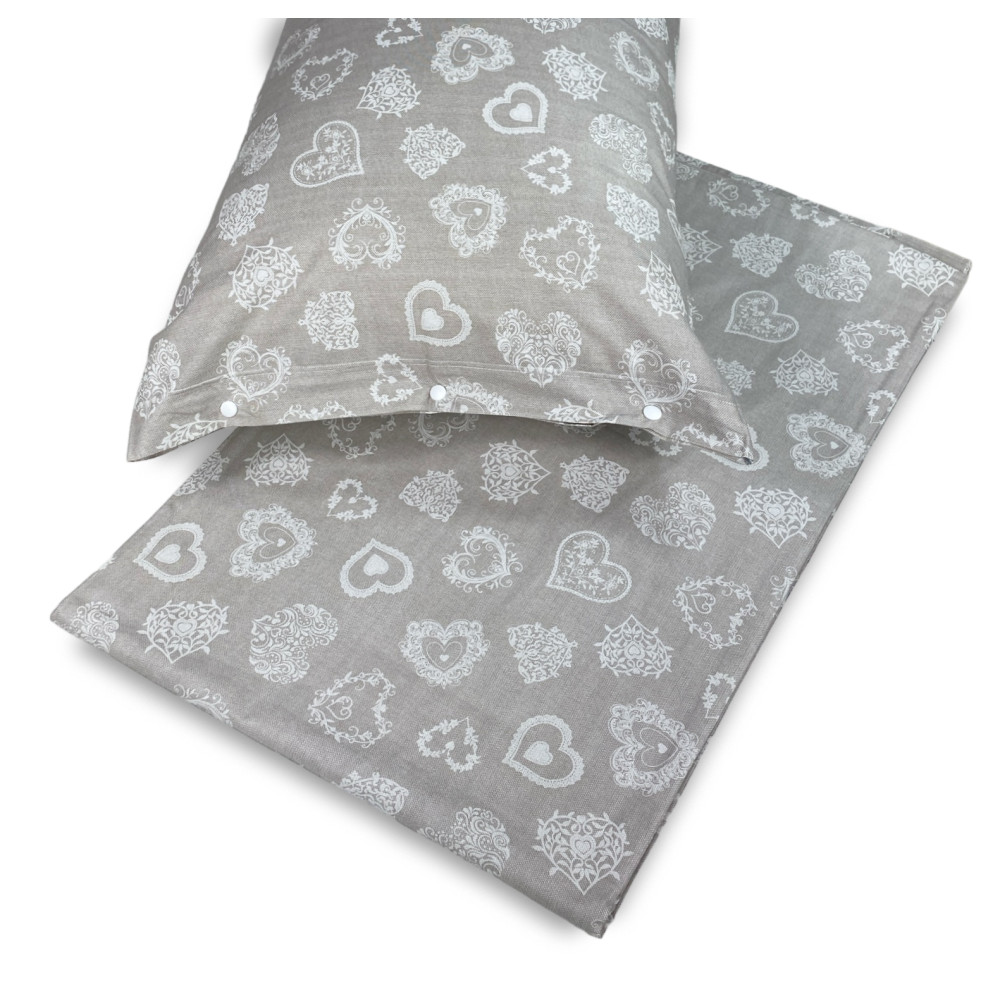 Complet de draps de lit en pur coton