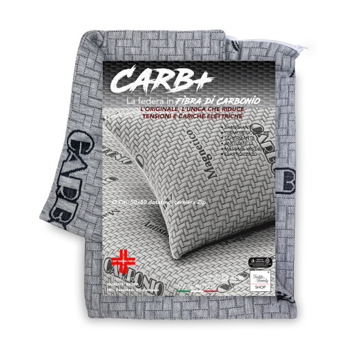 TAIE D’OREILLER CARB PLUS EN FIBRE DE CARBONE HYPOALLERGÉNIQUE ANTISTATIQUE