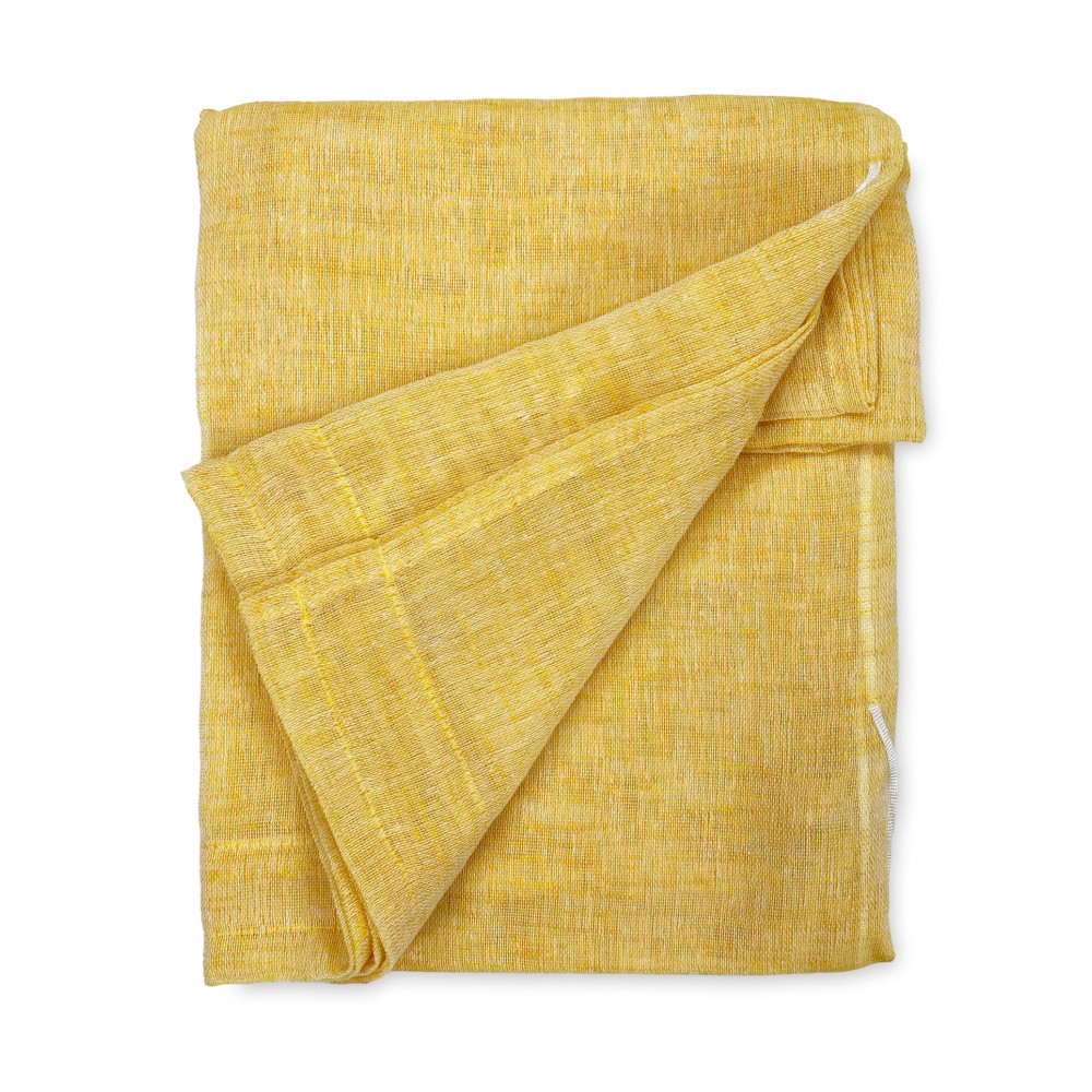 PAIR OF MODERN GLASS SISSI curtain cm 70 wide Adjustable with YELLOW CORD