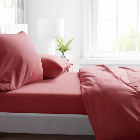 Rotes eisenfreies Mikrofaserblatt