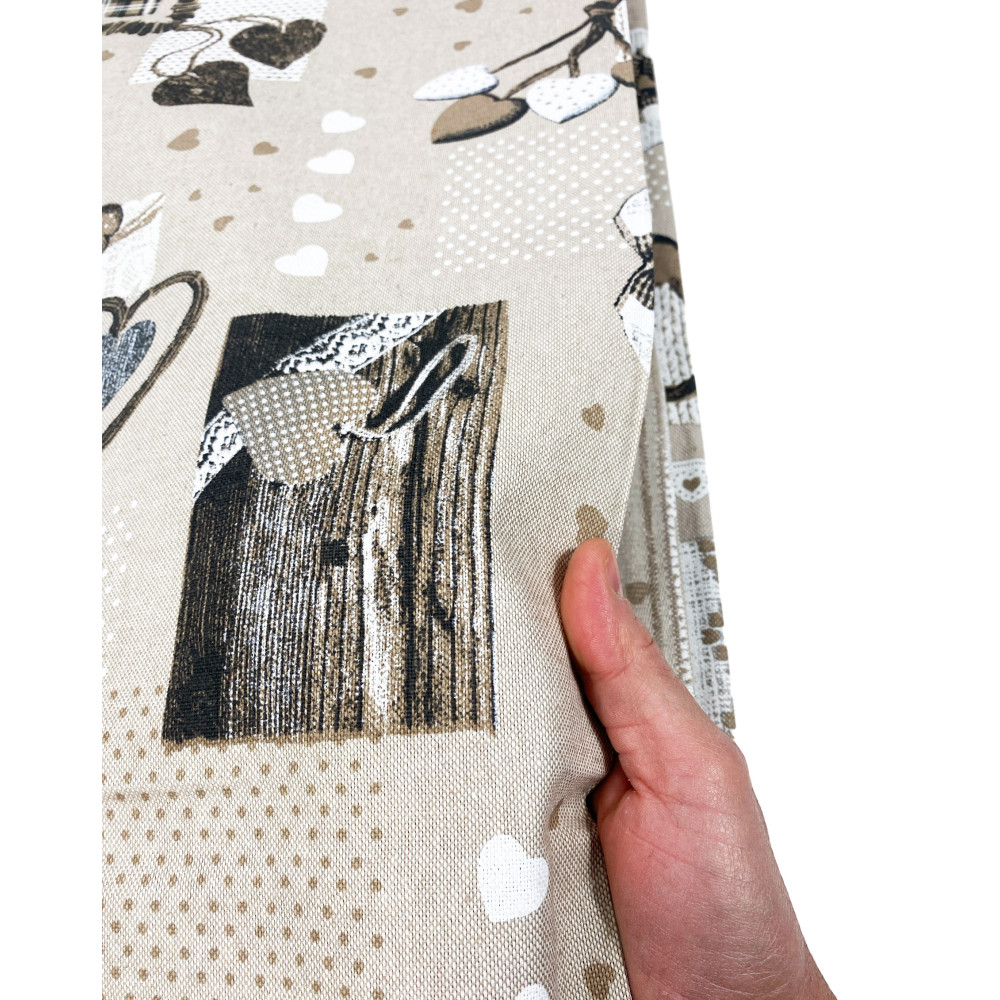 Telo arredo, gran foulard, in cotone naturale