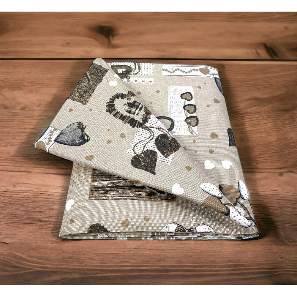Telo arredo, gran foulard, in cotone naturale