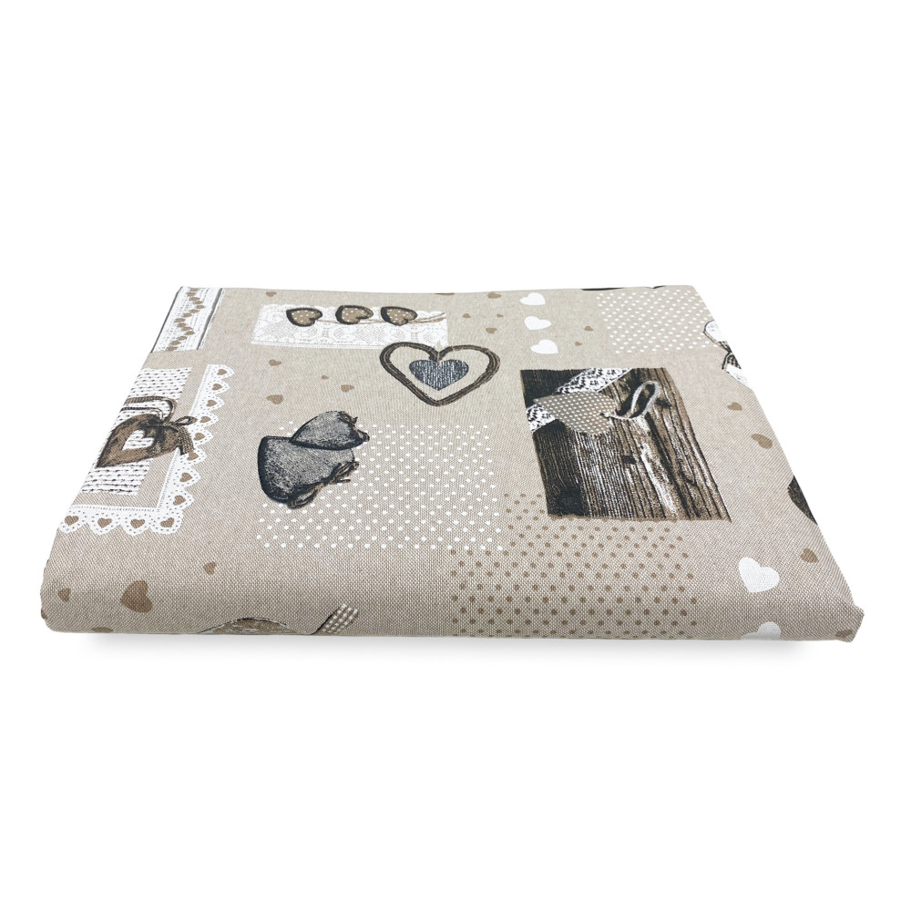 Telo arredo, gran foulard, in cotone naturale