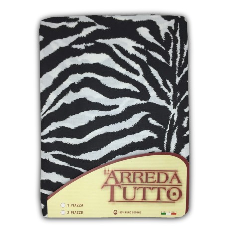 TELO Arredo COPRITUTTO Gran Foulard COPRILETTO Copridivano TESSUTO ZEBRATO